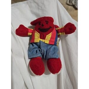 Kool Aid Man Advertising Plush 5" Doll Figure Oh,Yeah! VTG 2000 Kraft Rainbow